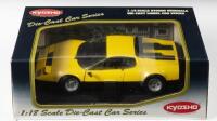 FERRARI: A 1:18 scale NOS Kyosho Ferrari 365 GT4/BB yellow die-cast model