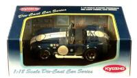 SHELBY: A 1:18 scale NOS Kyosho Shelby Cobra 427 S/C (racing) blue/white stripes die-cast model