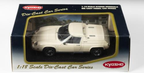 LOTUS: A 1:18 scale NOS Kyosho Lotus Europa Special white die-cast model