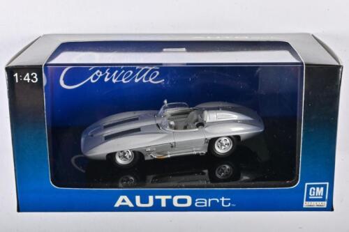 CHEVROLET: A 1:43 scale NOS Autoart Chevrolet Corvette Stingray 1959 silver die-cast model