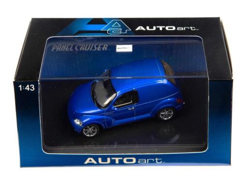 CHRYSLER: A 1:43 scale NOS Autoart Chrysler Panel Cruiser metallic blue die-cast model