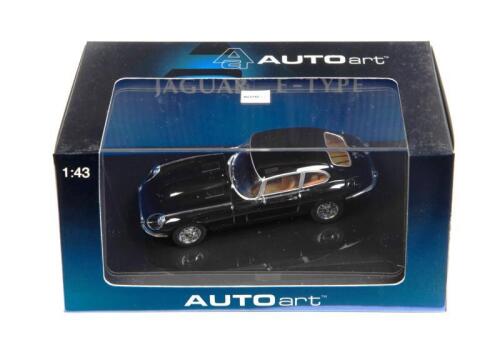 JAGUAR: A 1:43 scale NOS Autoart Jaguar E-Type coupe Series III V12 black die-cast model