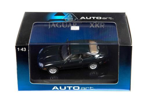 JAGUAR: A 1:43 scale NOS Autoart Jaguar XKR coupe green die-cast model