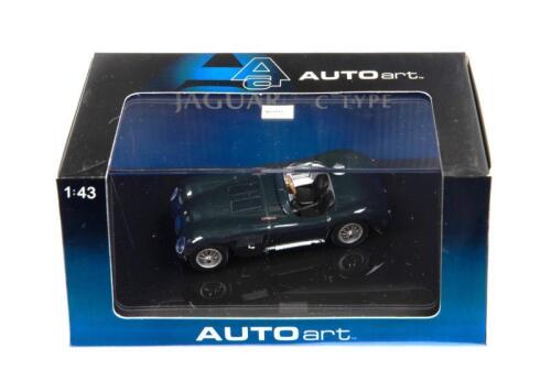 JAGUAR: A 1:43 scale NOS Autoart Jaguar C-Type green die-cast model