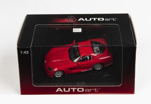 DODGE: A 1:43 scale NOS Autoart Dodge Viper Competition coupe red die-cast model