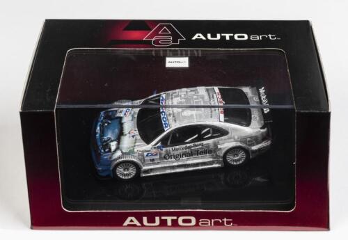MERCEDES-BENZ: A 1:43 scale NOS Autoart Mercedes-Benz CLK DTM 2000 #18 marcel tiemann die-cast model
