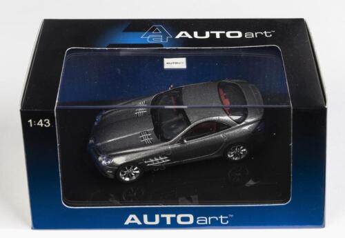 MERCEDES-BENZ: A 1:43 scale NOS Autoart Mercedes-Benz Slr Mclaren metallic grey die-cast model