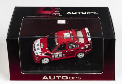 MITSUBISHI: A 1:43 scale NOS Autoart Mitsubishi Lancer Evo 6 WRC #1 Winner Rally New Zealand: Makinen/Mannisemaki die-cast model