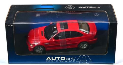 BMW: A 1:18 scale NOS Autoart BMW M3 Coupe red die-cast model