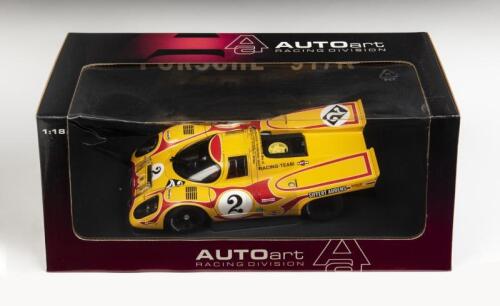 PORSCHE: A 1:18 scale NOS Autoart Porsche 917K 1970 Kyalami #2 Siffert/Ahrens die-cast model