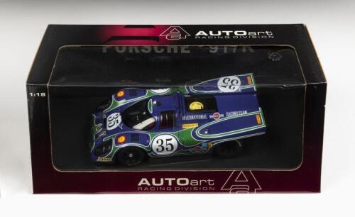 PORSCHE: A 1:18 scale NOS Autoart Porsche 917K 1970 Le Mans #35 Larousse/Van Lennep die-cast model