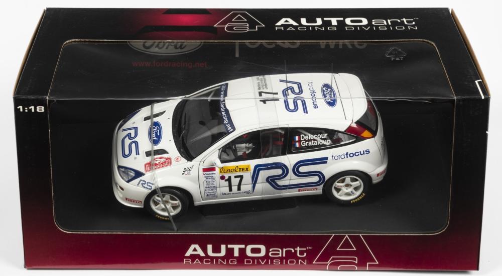 FORD: A NOS 1:18 scale Autoart Ford Focus WRC 2001 Rally Monte