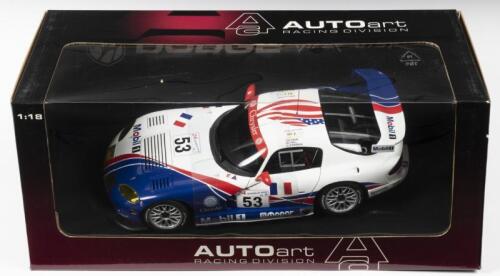 DODGE: A NOS 1:18 scale Autoart Dodge Viper GTS-R 1998 Le Mans Winner GT2; Drudi/Bell/Donohue #53, die-cast model