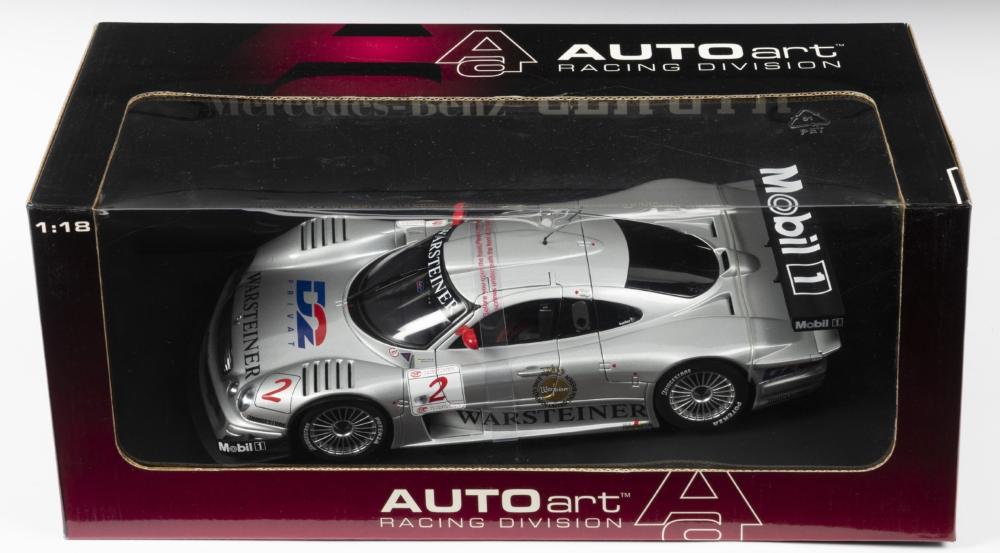 MERCEDES-BENZ: A NOS 1:18 scale Autoart Mercedes-Benz CLK GTR FIA