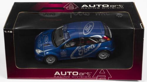 FORD: A NOS 1:18 scale Autoart Ford Focus WRC 1999 Presentation - Blue, die-cast model