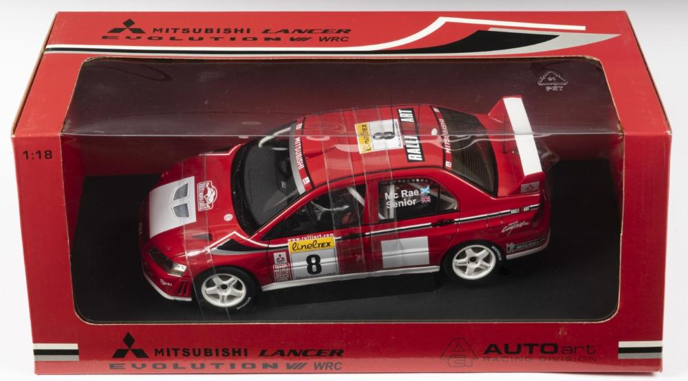 AutoArt Mitsubishi Lancer Evolution VII WRC 2002 McRae