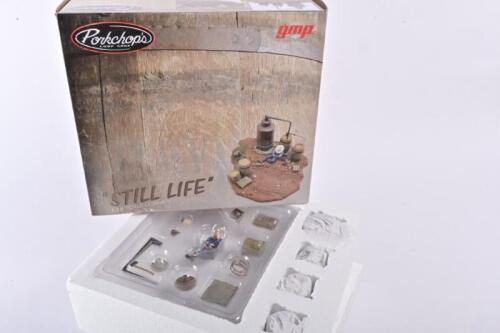 DIORAMA: A NOS 1:18 scale GMP Resin Diorama Moonshine "Still Life" from the Pork Chops Collection
