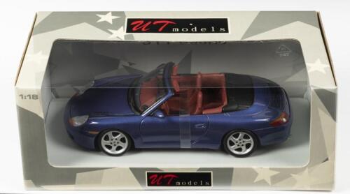 PORSCHE: A NOS 1:18 scale UT Models Porsche 911 (996) Cabrio - Metallic Blue