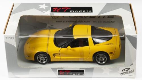 CORVETTE: A NOS 1:18 scale UT Models Corvette Coupe 2000 - Millenium Yellow
