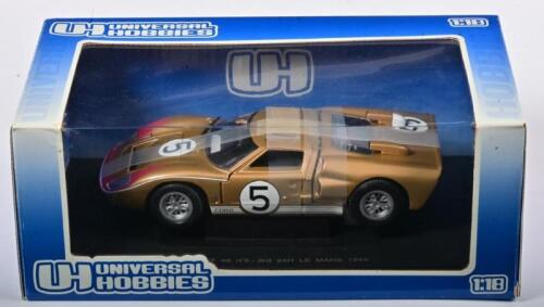 FORD: A NOS 1:18 scale Universal Hobbies GT40 Mk. II 1966 Le Mans 3rd Place Bucknum/Hutcherson #5, die-cast model
