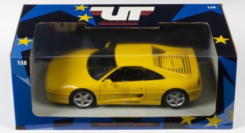 FERRARI: A NOS 1:18 scale UT Models Ferrari F355 Berlinetta - Yellow, die-cast model
