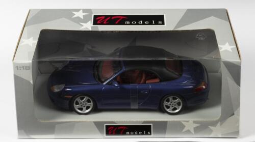 PORSCHE: A NOS 1:18 scale UT Models Porsche 911(996) Cabrio - Metallic Blue, die-cast model