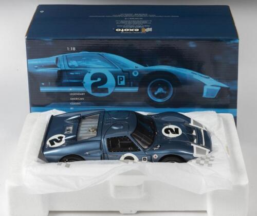 FORD: A NOS 1:18 scale Exoto #18042 Ford GT40 Mk. II 1966 Sebring #2, die-cast model
