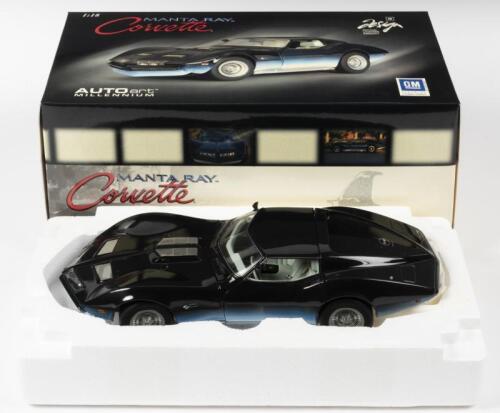CORVETTE: A NOS 1:18 scale Autoart Corvette 1968 Manta Ray - Blue, die-cast model