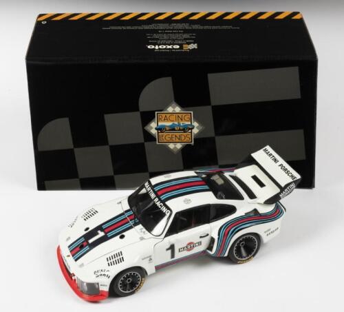 PORSCHE: A NOS 1:18 scale Exoto #18104 Porsche 935 1976 Turbo "Martini Racing" #1, die-cast model