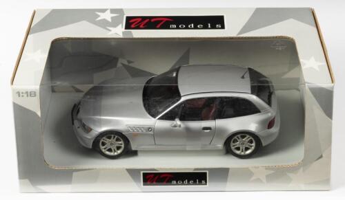 BMW: A NOS 1:18 scale UT Models BMW Z3 Coupe 2.8 - Silver, die-cast model
