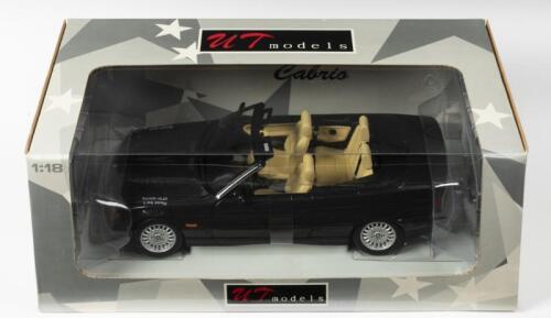 BMW: A NOS 1:18 scale UT Models BMW 3 Series E36 Cabrio - Metallic Black, die-cast model
