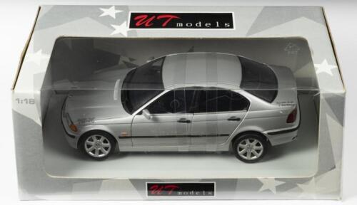 BMW: A NOS 1:18 scale UT Models BMW 328i E46 Saloon - Silver, die-cast model