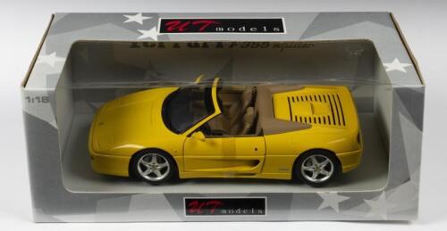 FERRARI: A NOS 1:18 scale UT Models Ferrari F355 Spider - Yellow, die-cast model