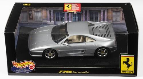 FERRARI: A NOS 1:18 scale Mattel/Hot Wheels Ferrari F355 Berlinetta - Silver, die-cast model