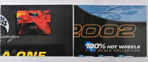 HOT WHEELS: NOS Posters - Heavy Weight Paper; 840mm x 590 mm Hot Wheels 2002 1:64 Scale Collection & Hot Wheels Racing - Formula One, Quantity:2