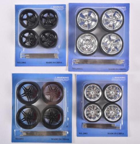 WHEELS/TYRES: A NOS 1:18 scale Wheels & Tyres - Quantity 4 Packs