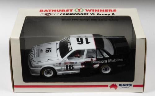 HOLDEN: A limited edition NOS 1:18 scale Biante Holden VL Commodore Bathurst Winner 1990 A.Grice/W.Percy #16, with COA, die-cast model