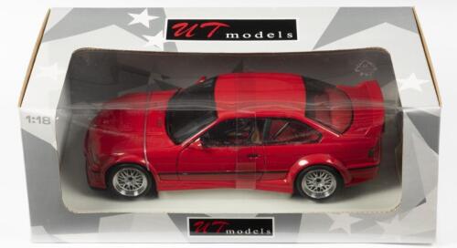 BMW: A NOS 1:18 scale UT Models BMW M3 E36 GTR - Red, die-cast model
