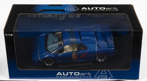 LAMBORGHINI: A NOS 1:18 scale Autoart Lamborghini Diablo SV - Metallic Blue, die-cast model
