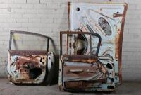 CHEV: Three 1950s Chev Impala panels including two doors and boot lid - 2
