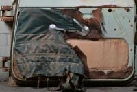 HOLDEN: Holden EH front RHS door with glass - 3