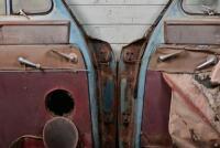 VANGARD: Two circa 1948 Vanguard Standard front LHS and RHD doors - 3