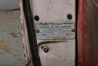 FORD: Ford XP/XP Ford front LHS door with affixed body plate - 4
