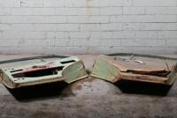 HOLDEN: Two Holden FJ/FX rear doors with glass - 3