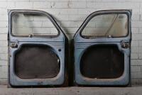STANDARD 10: Set of four doors for a Standard 10. LHS front missing half sliding glass. Both rear doors missing half sliding glass. - 3