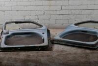STANDARD 10: Set of four doors for a Standard 10. LHS front missing half sliding glass. Both rear doors missing half sliding glass. - 4