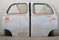 STANDARD 10: Set of four doors for a Standard 10. LHS front missing half sliding glass. Both rear doors missing half sliding glass. - 5