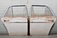 VALIANT: Two Chrysler Valiant VC rear doors with glass