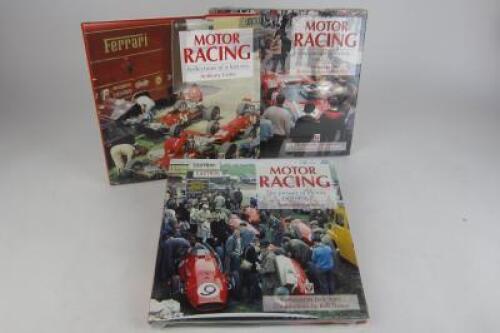 MOTOR RACING: Three volumes by Veloce publishing