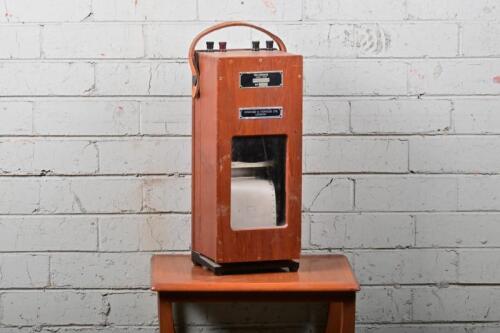 AMMETER: An early boxed Evershed & Vignoles London Recording Ammeter Murday System, direct current No 1602637, 47cm high